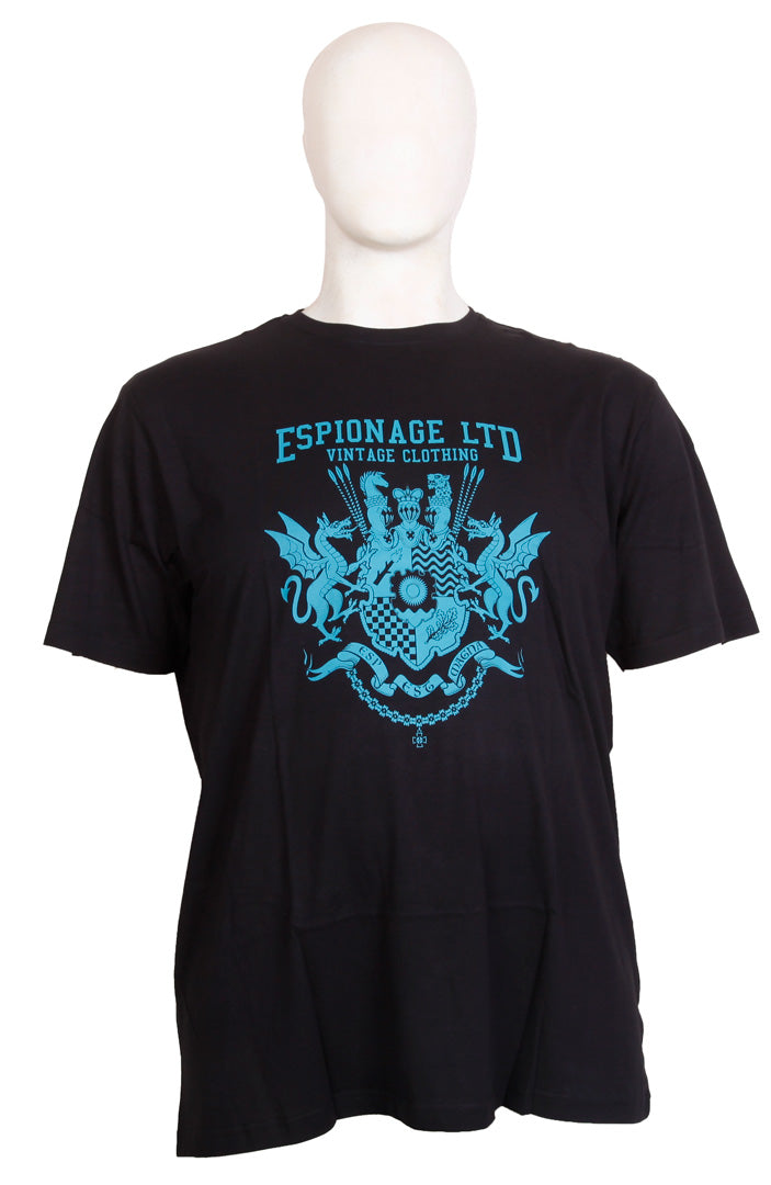 Espionage - Blå Signature Vintage T-Shirt