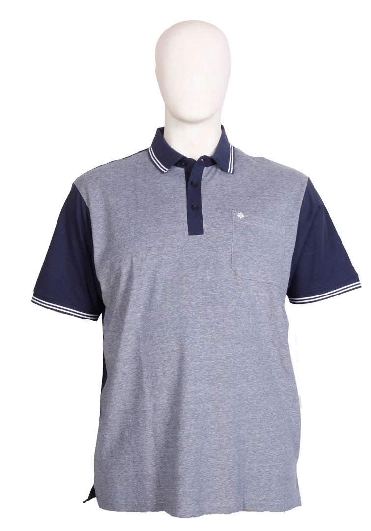 Espionage - Cut & Sew Polo Navy