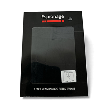 Espionage - 2 Pak Bambus boksershorts