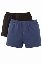 Espionage - Boksershorts 2 Pak - Sort/Navy