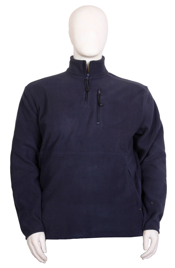 Espionage - Fleece Anorak Trøje Navy