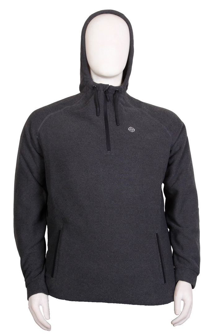 Espionage - Fleece Trøje m. Hætte Koksgrå