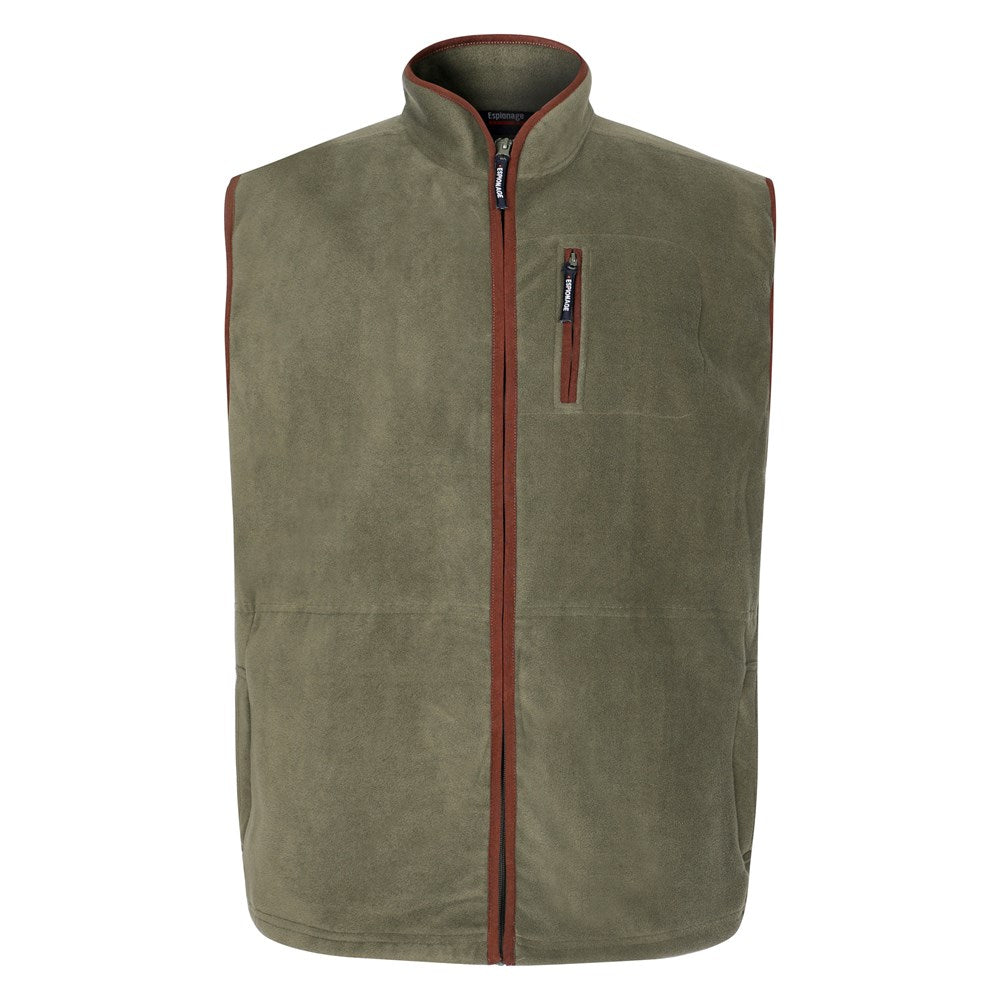 Espionage - Microfleece Vest - Olive