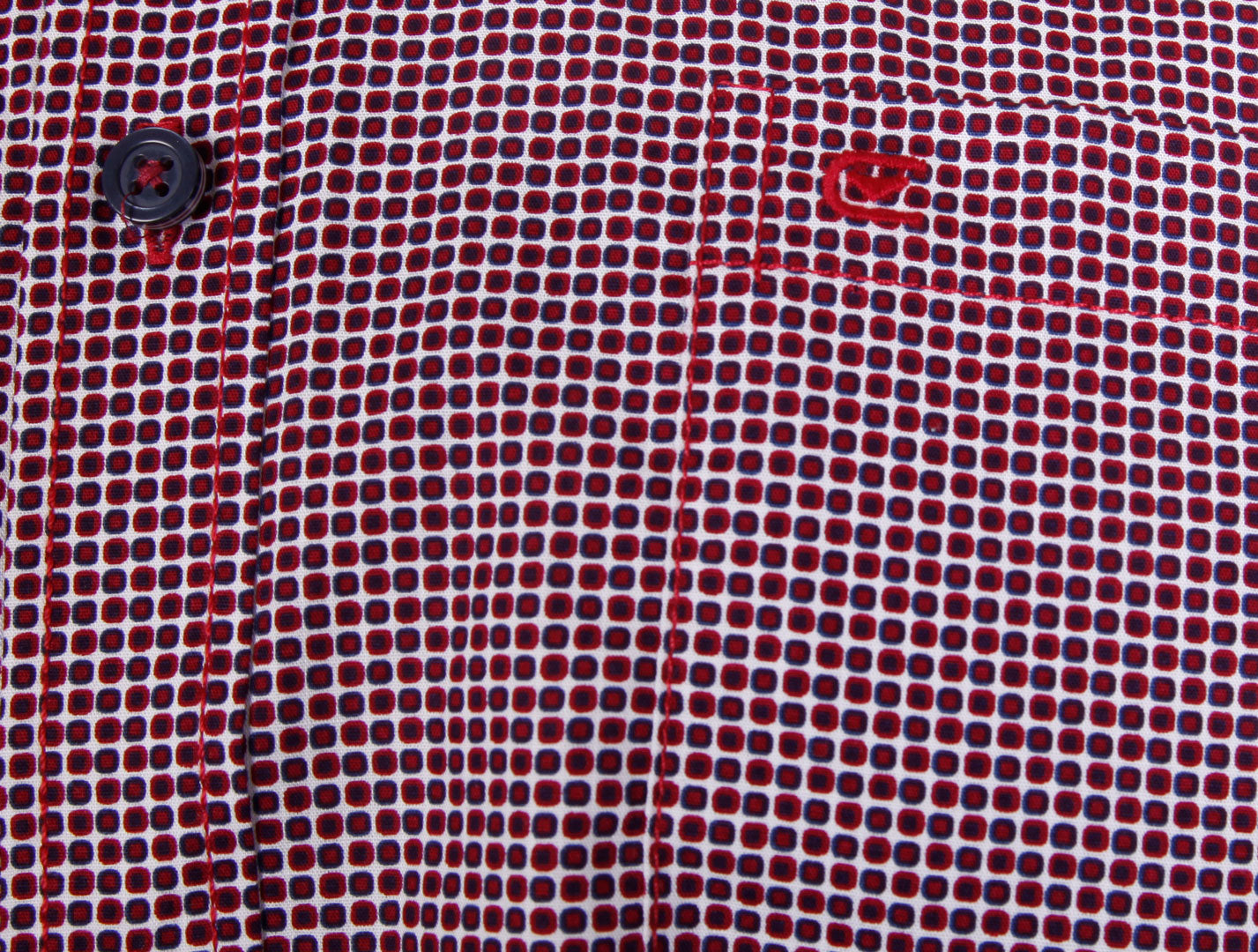 Casa Moda - Kent Comfort Fit Felix Bordeaux M. Korte ærmer