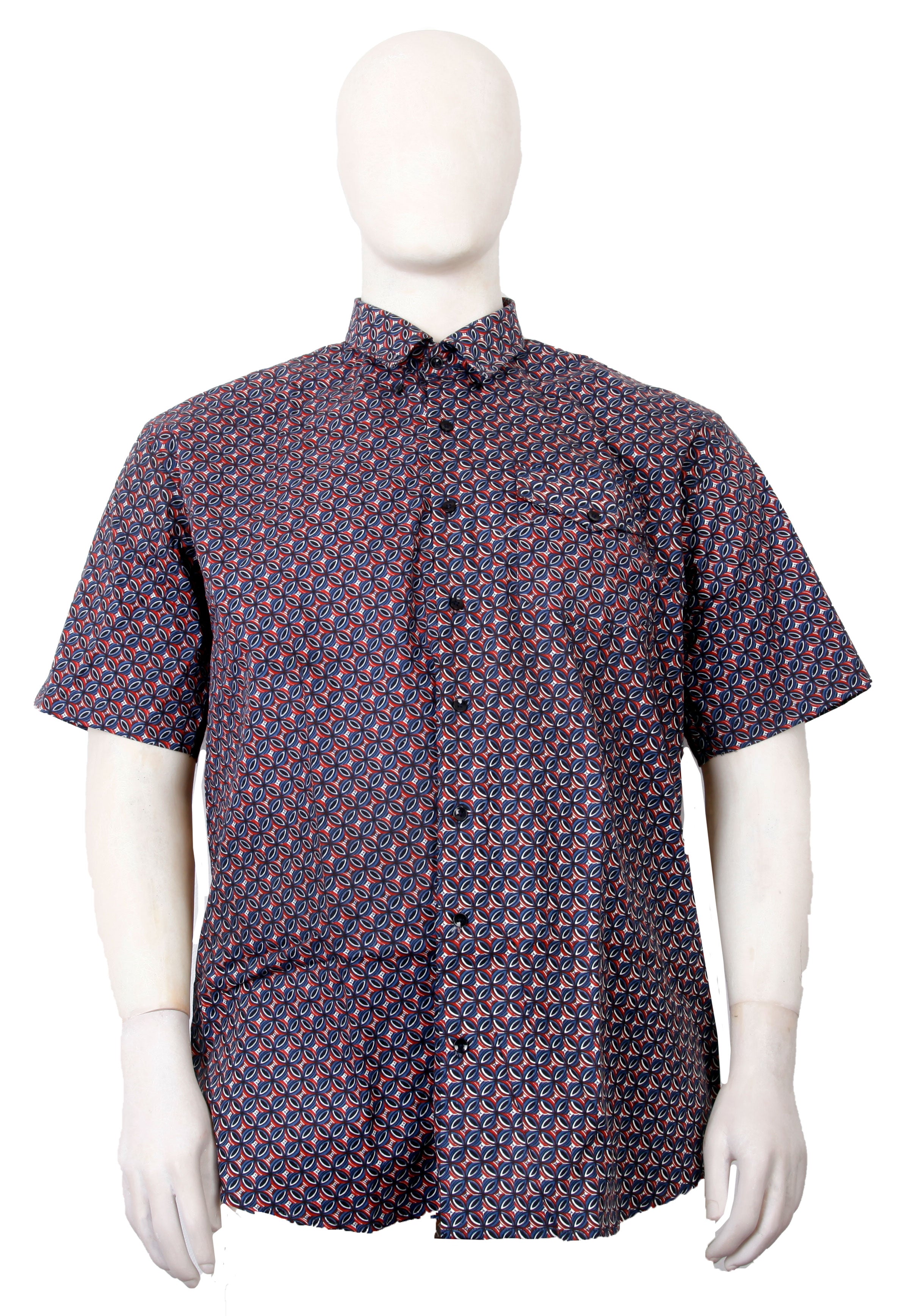 Espionage - Geometric Cirkel Print Skjorte