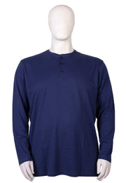 Espionage - Langærmet Grandad T-shirt  - French Blue
