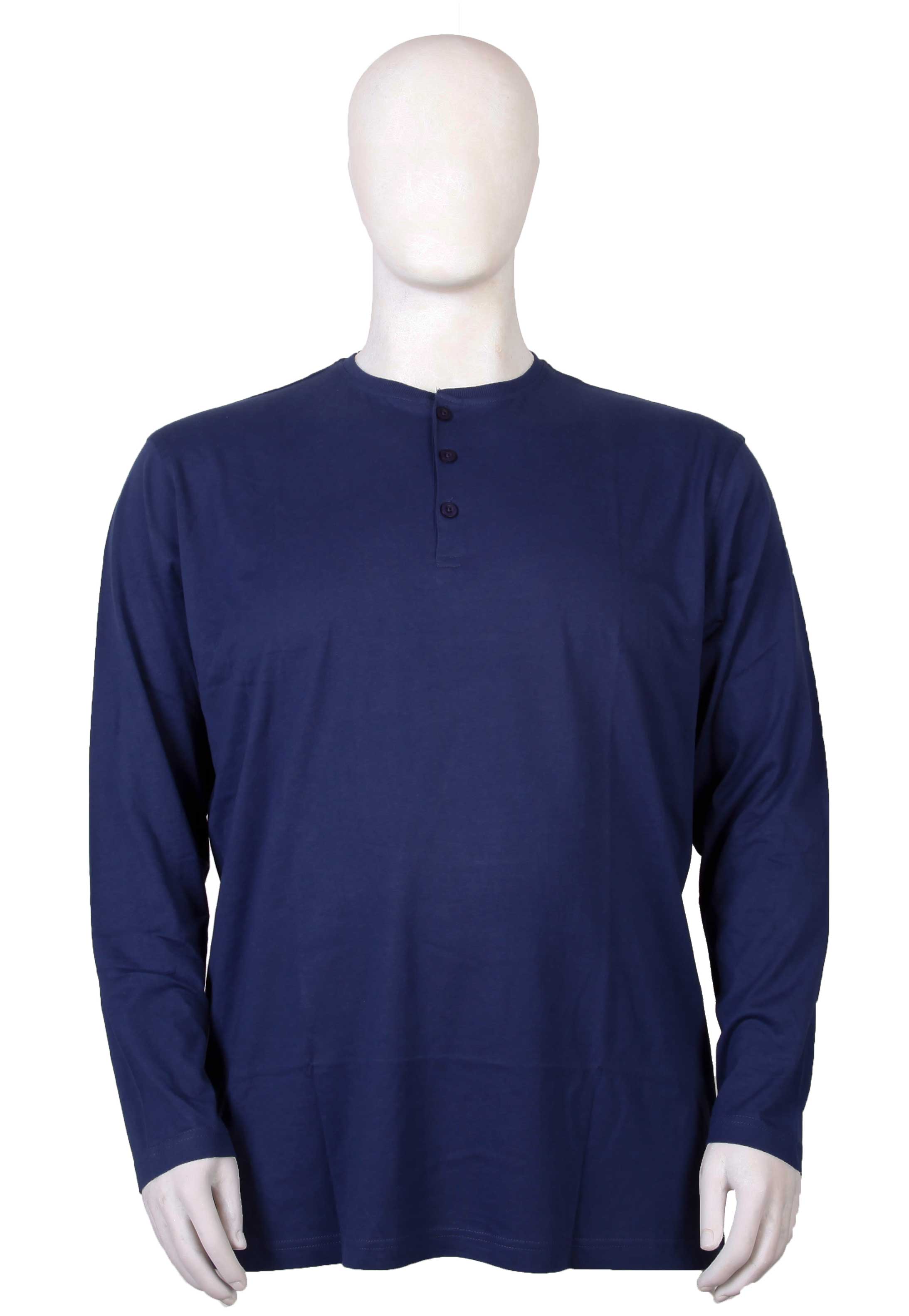 Espionage - Langærmet Grandad T-shirt  - French Blue