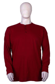 Espionage - Langærmet Grandad T-shirt - Terracotta