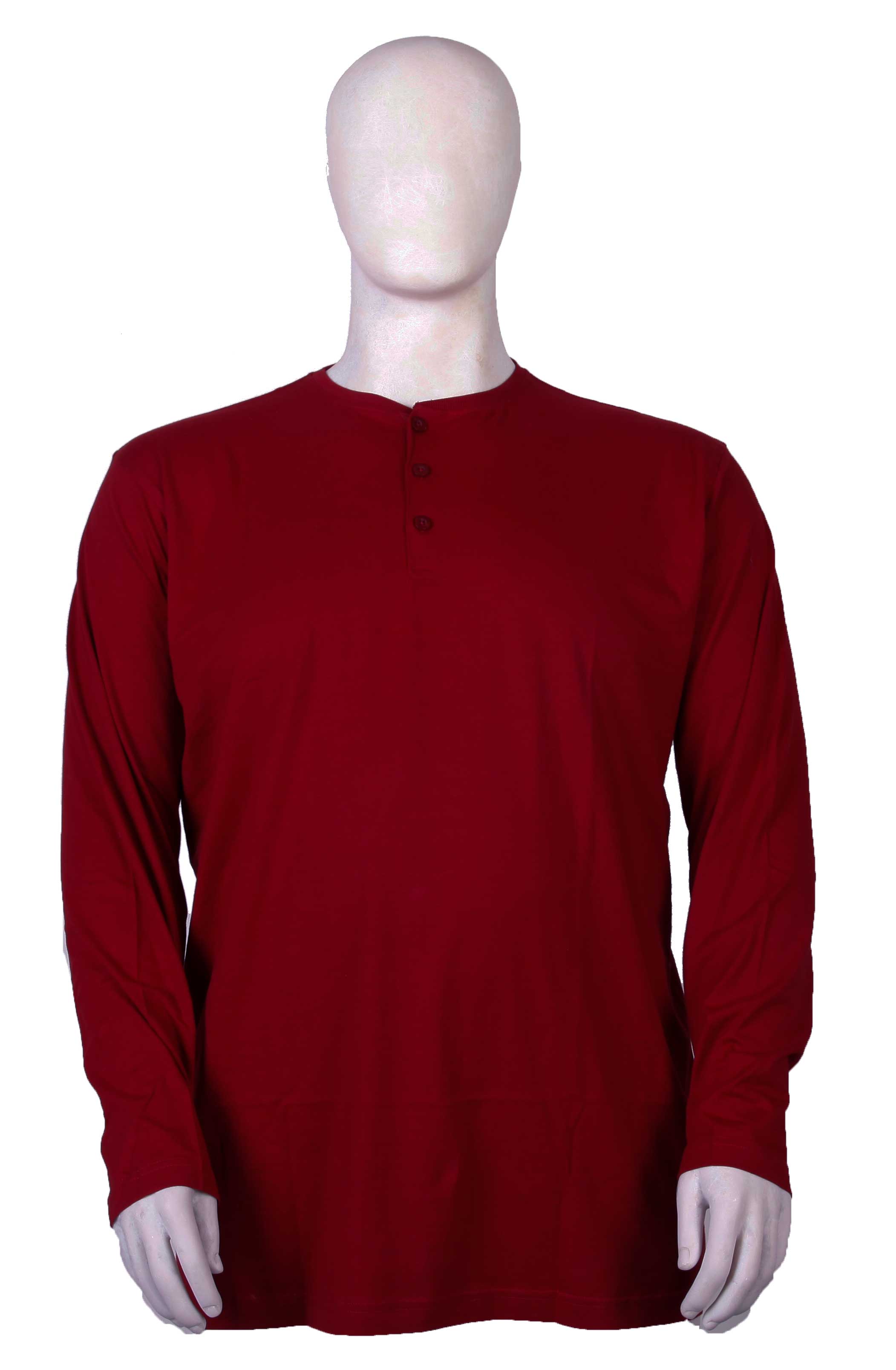 Espionage - Langærmet Grandad T-shirt - Terracotta