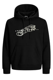 Jack & Jones - Fusion Hættetrøje Sort