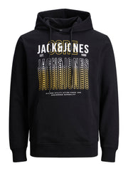Jack & Jones - Cyber Hættetrøje - Sort