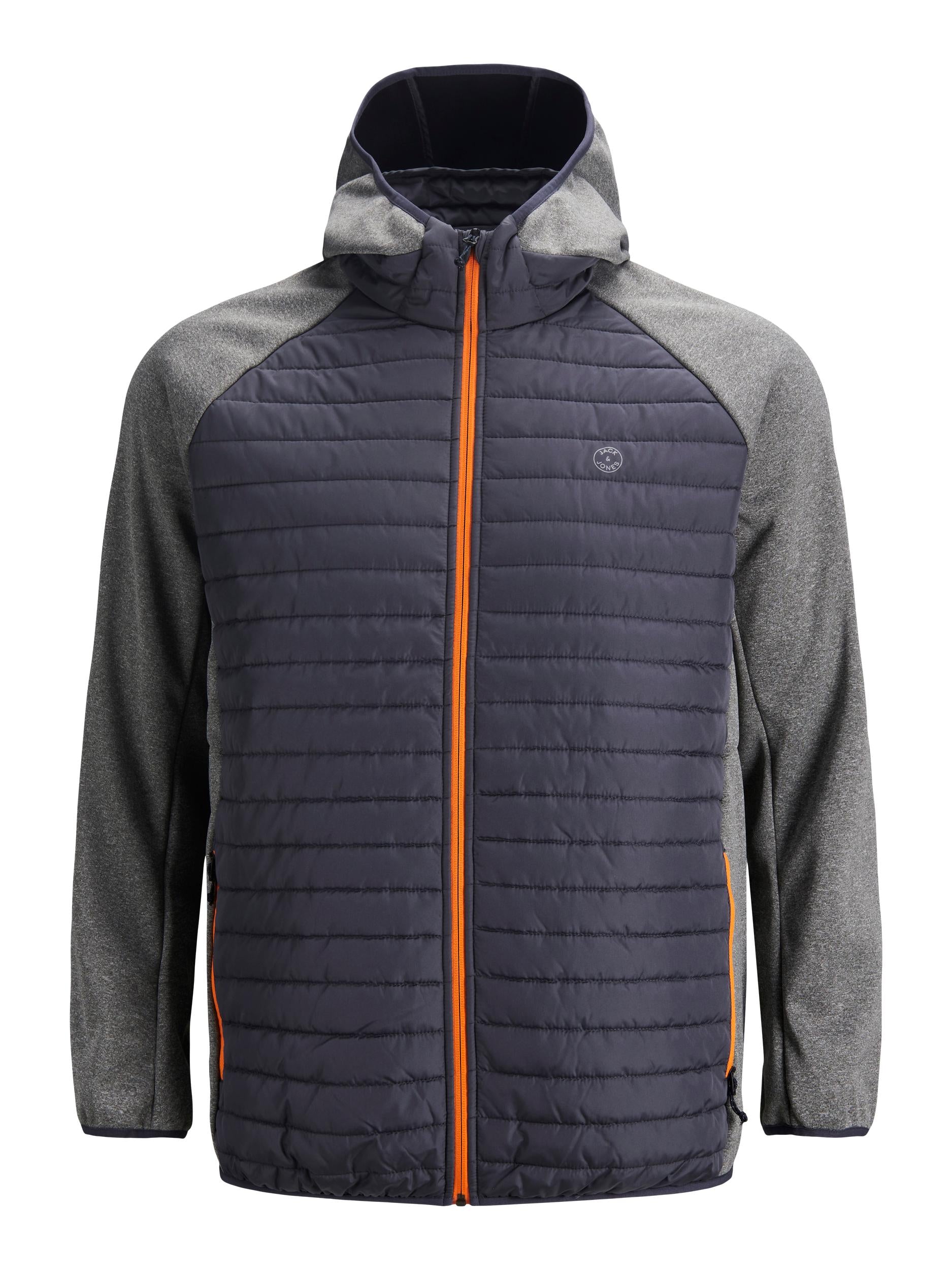 Jack & Jones - Multi Quilted Jakke - Grå Melange