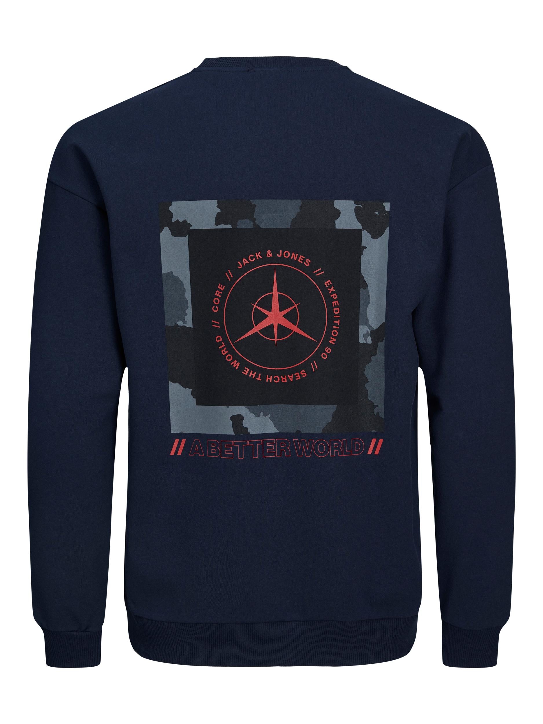 Jack & Jones - Filo Sweat Crew Navy