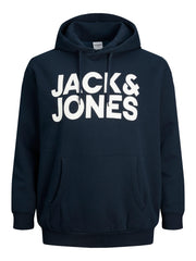 Jack & Jones - Corp Logo 3 Hættetrøje - Navy Blazer