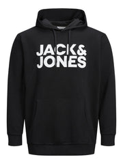 Jack & Jones - Corp Logo 3 Hættetrøje - Sort