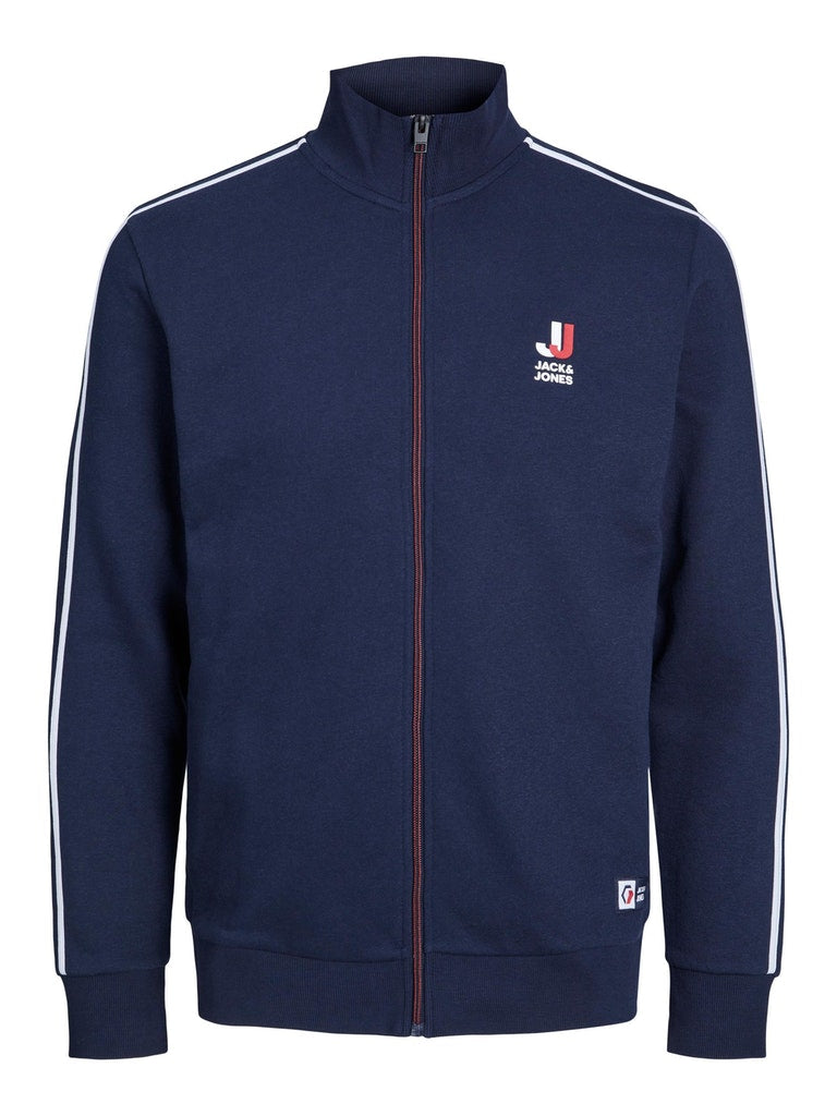 Jack & Jones - Logan Block High Neck Zip Navy