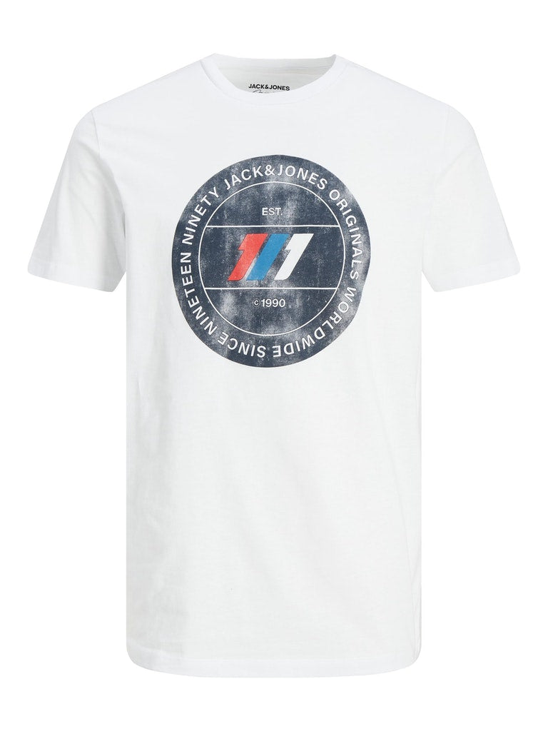 Jack & Jones - Nate T-Shirt Hvid
