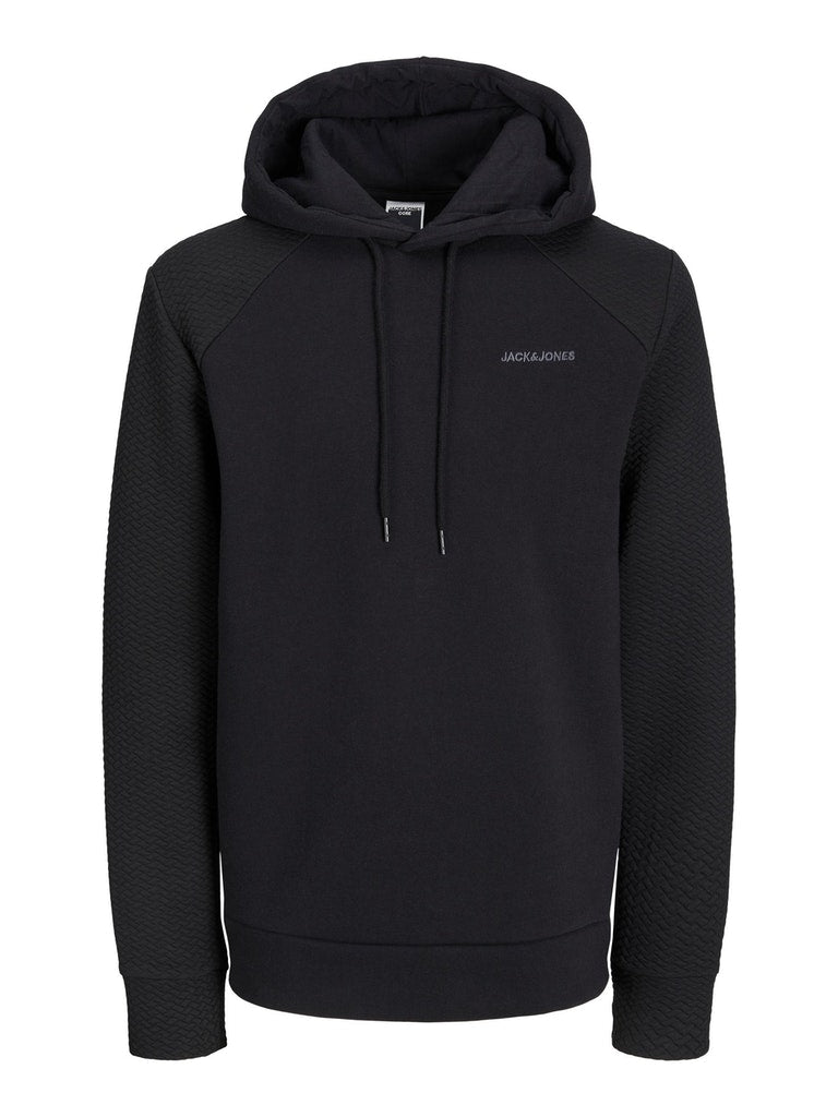 Jack & Jones - Staple Quilt Hættetrøje Sort