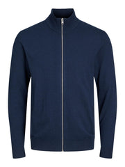 Jack & Jones - Emil Turtle Zip Cardigan Ny Model - Navy Blazer
