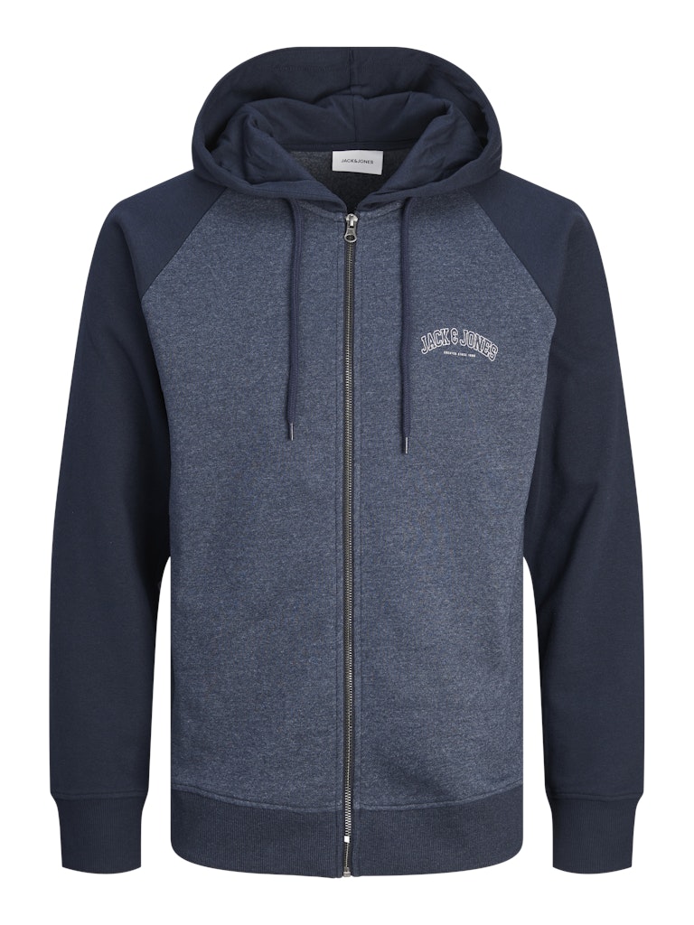 Jack & Jones - Ricky Sweat Zip Hættetrøje - Navy Blazer
