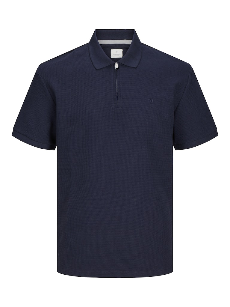 Jack & Jones - Johnny Half Zip Polo - Night Sky