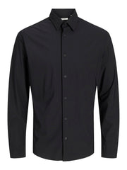 Jack & Jones  - Active Stretch L/S Skjorte - Sort