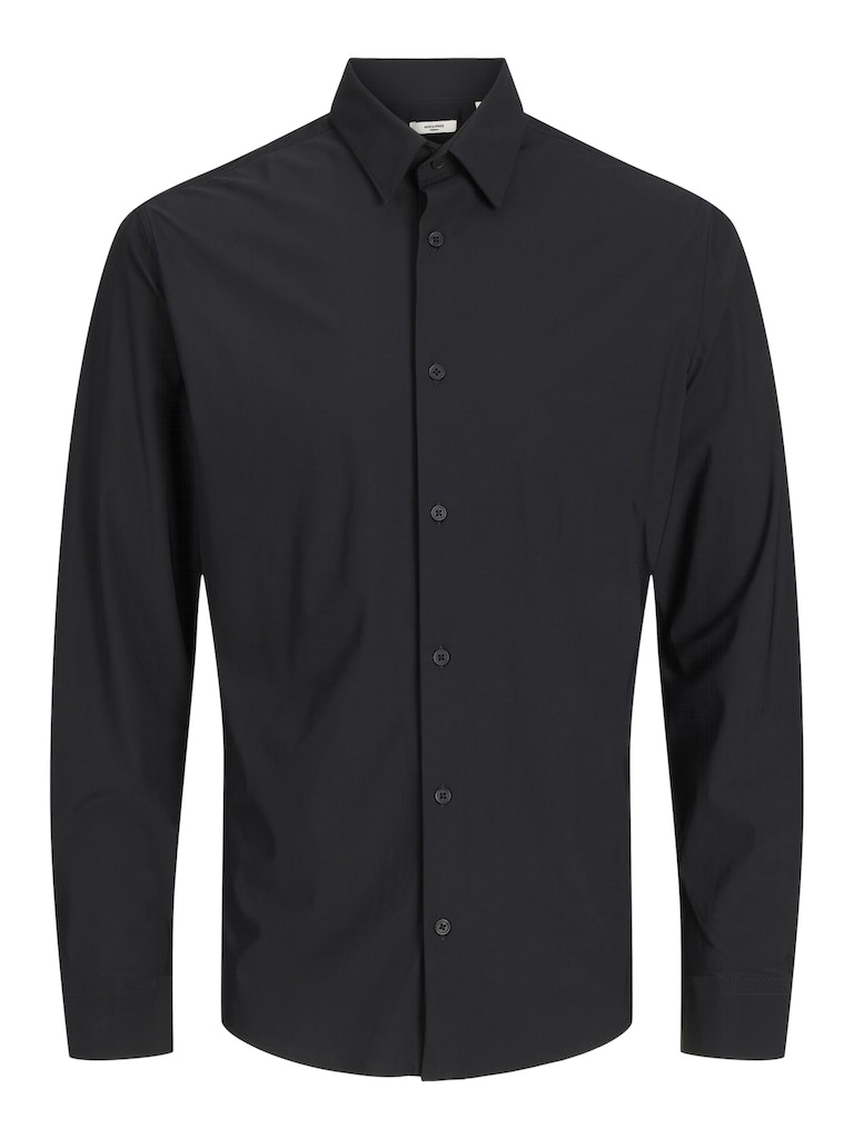 Jack & Jones  - Active Stretch L/S Skjorte - Sort