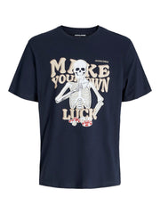 Jack & Jones - Make Your Own Luck Skull T-Shirt