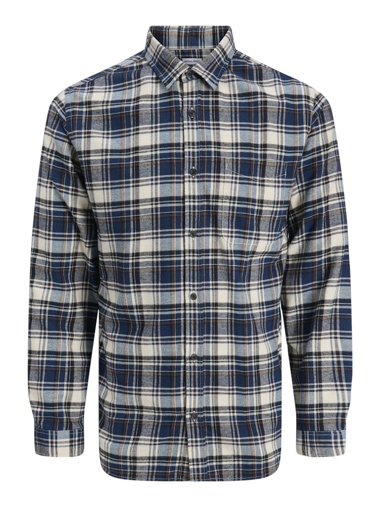 Jack & Jones - James Flannel Skjorte - Navy