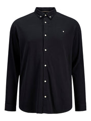 Jack & Jones - Blake Pique Skjorte - Sort