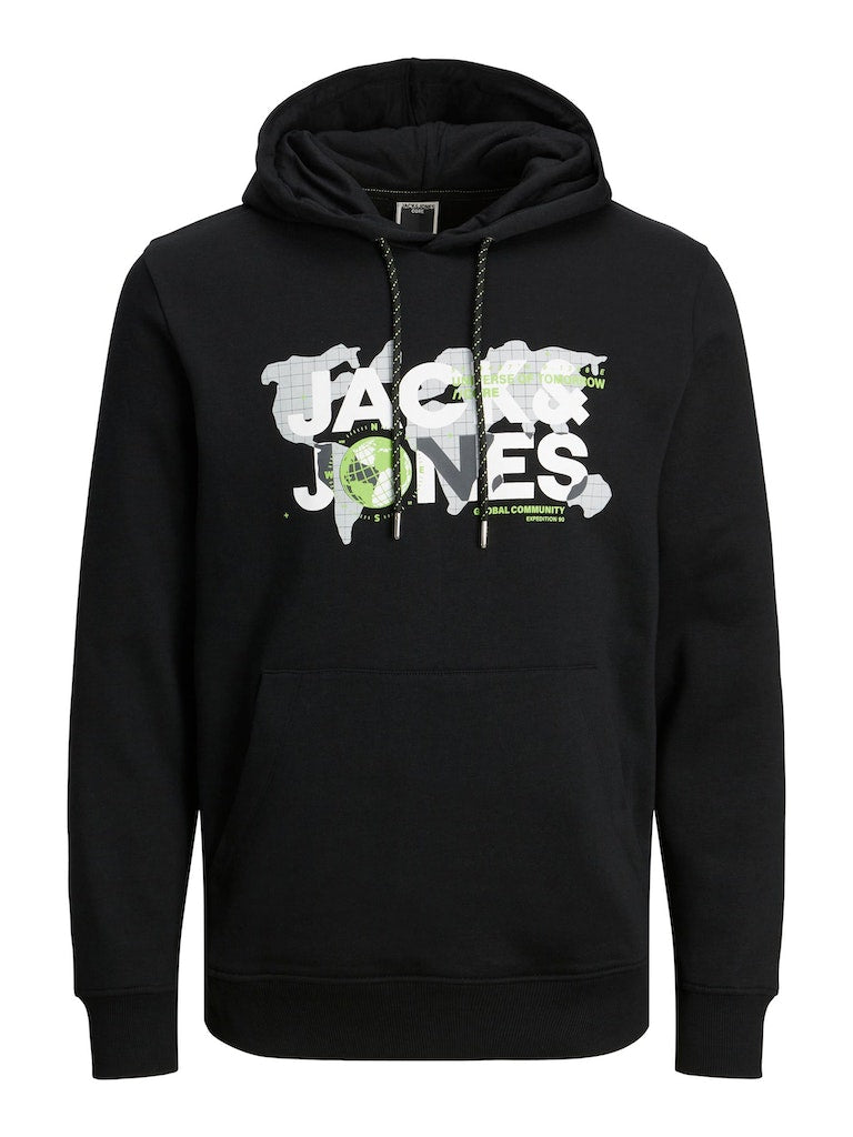 Jack & Jones - Dust Hættetrøje Sort