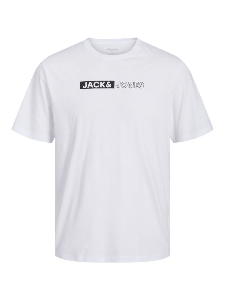 Jack & Jones - Corp Logo Play T-Shirt - Hvid