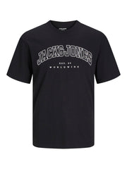 Jack & Jones - Caleb Varsity T-Shirt - Sort