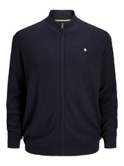Jack & Jones - Rony Knit Cardigan Med Lynlås - Maritime Blue