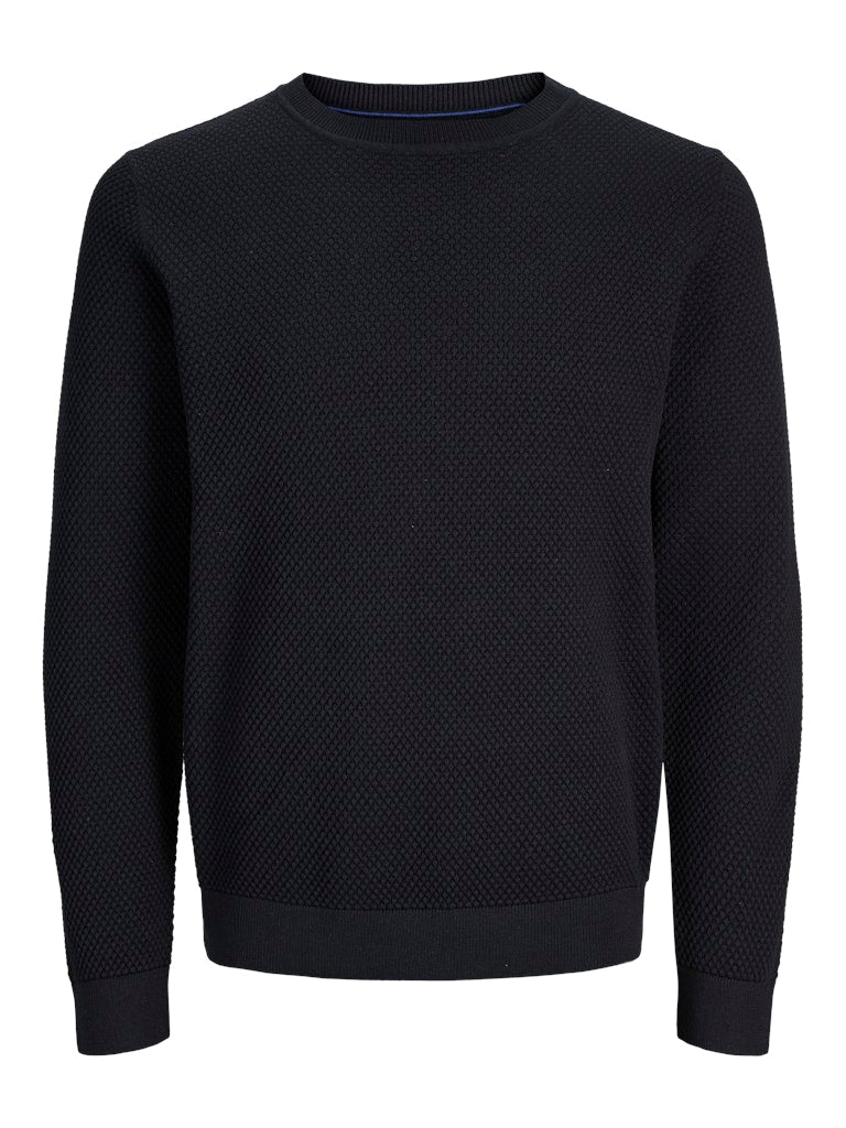 Jack & Jones - Noah Knit Striktrøje - Sort