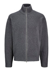 Jack & Jones - Ollie Cardigan Med Lynlås - Iron Gate