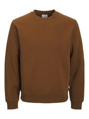 Jack & Jones - Bradley Crew Neck Sweatshirt - Monks Robe (Brun)