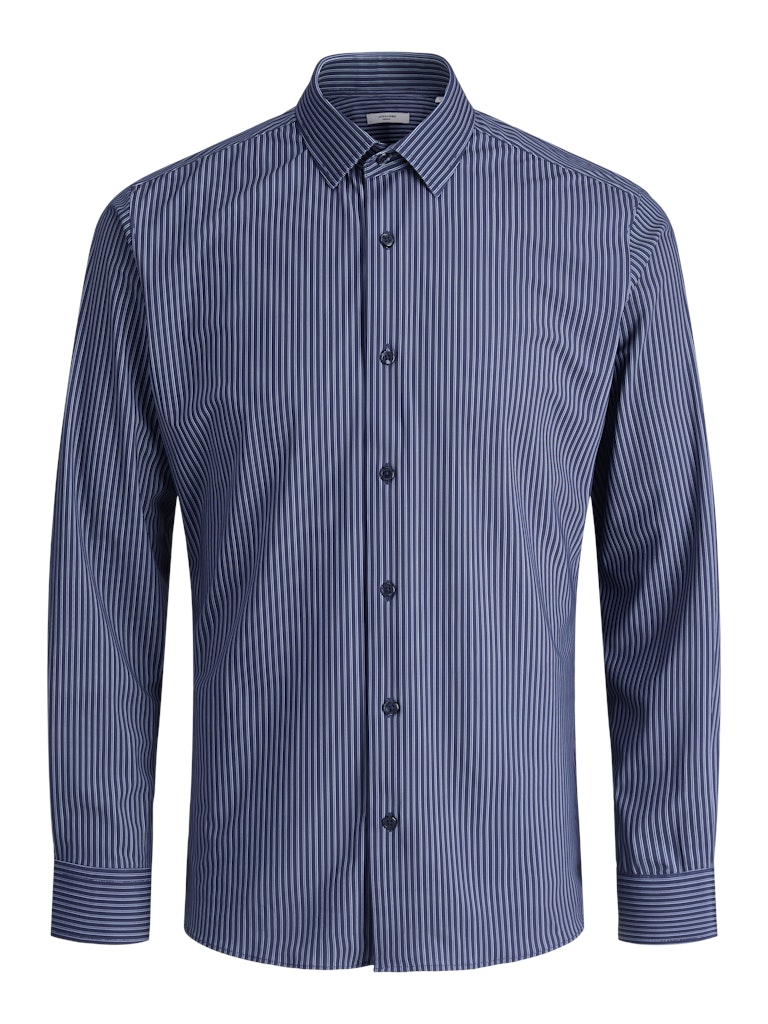 Jack & Jones  - Active Stretch L/S Skjorte - Stribet