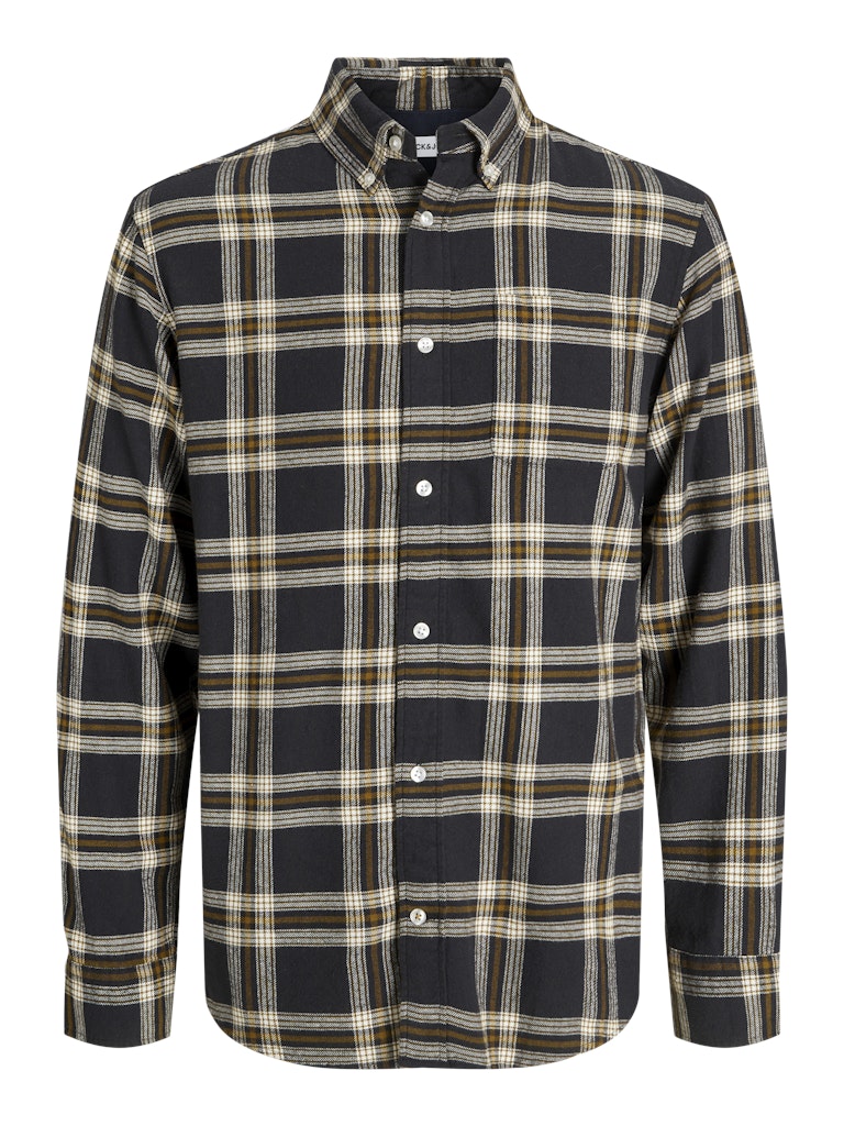 Jack & Jones - Classic Flannel Skjorte - Sort