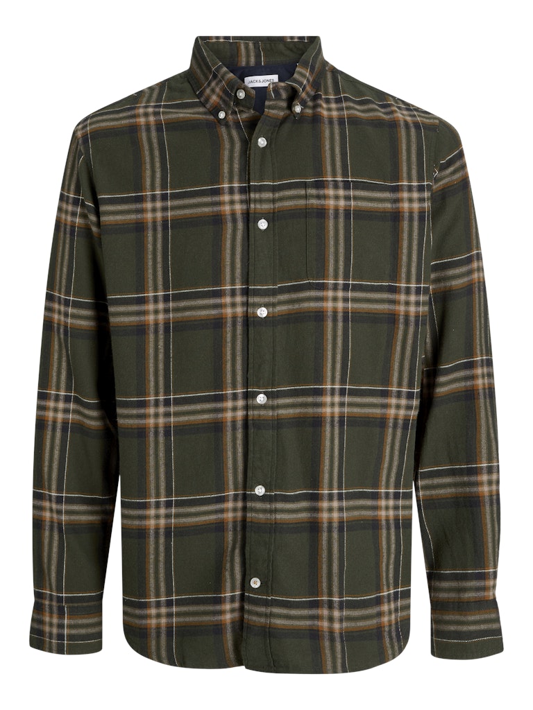 Jack & Jones - Classic Flannel Skjorte - Grøn