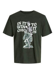 Jack & Jones - Checkmate Skull T-Shirt