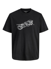 Jack & Jones - Fusion Big Branding T-Shirt - Sort