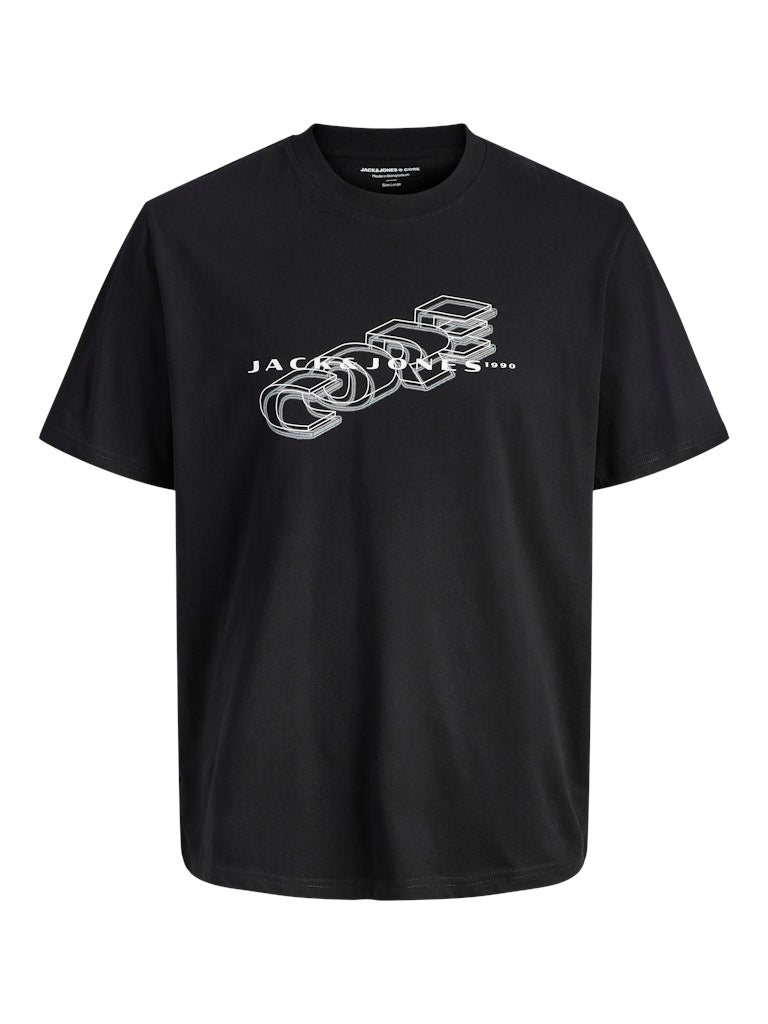 Jack & Jones - Fusion Big Branding T-Shirt - Sort