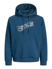 Jack & Jones - Fusion Hættetrøje Titan