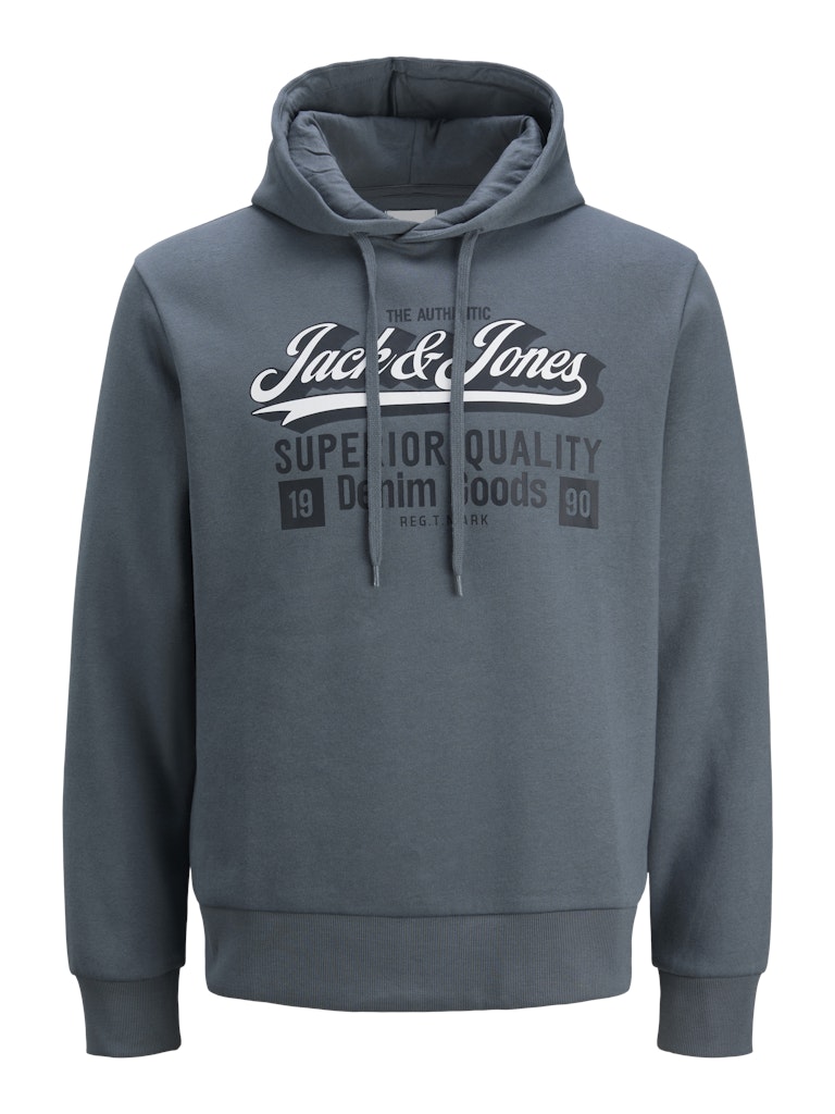 Jack & Jones - Logo Hættetrøje - Stormy Weather