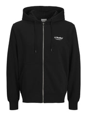 Jack & Jones - Soho Sweat Zip Hættetrøje - Sort
