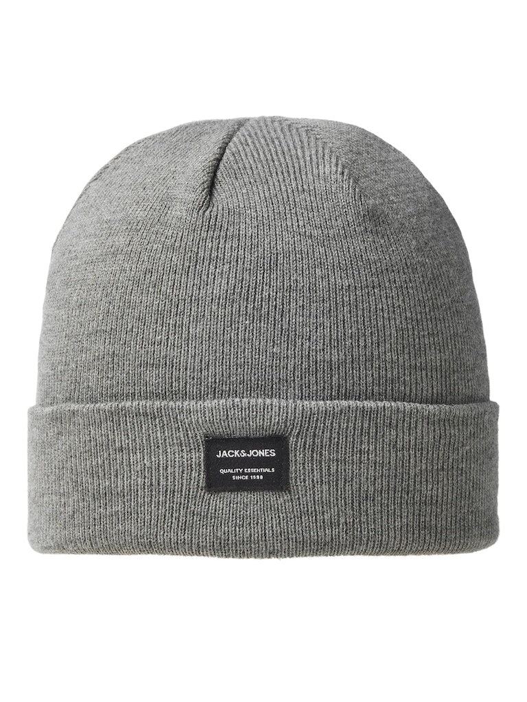 Jack & Jones  - Beanie Hue - Grey Melange
