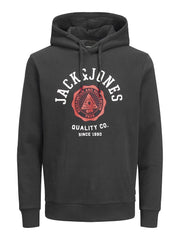 Jack & Jones - Logo Park Hættetrøje Sort