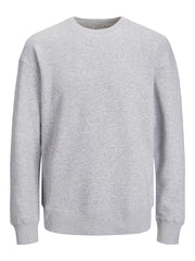 Jack & Jones - Bradley Crew Neck Sweatshirt - Light Grey Melange