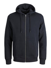 Jack & Jones - Bradley Hættetrøje m. Lynlås - Sort
